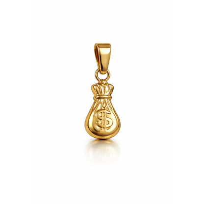 Money Bag Pendant / 0.52 gr / 1.5 cm / 18K Gold