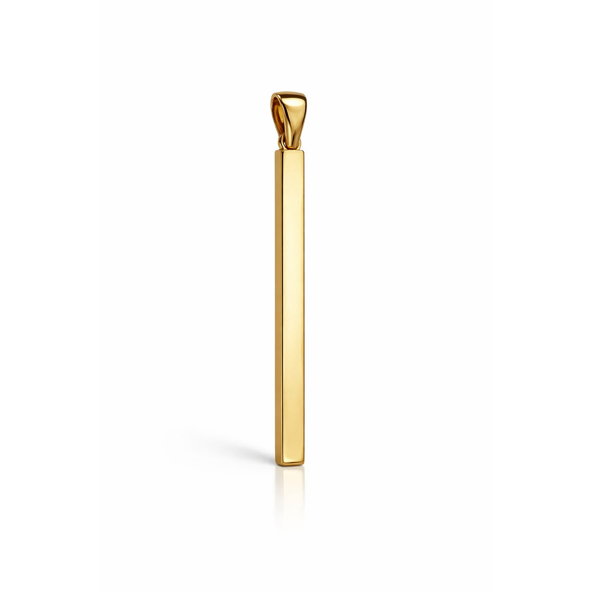 Line Pendant / 1.75 gr / 3.7 cm / 18K Italian Gold