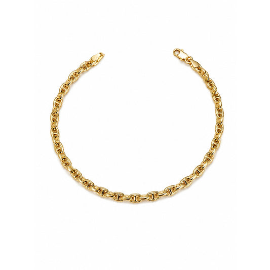 Bracelet Mariner / 3.81 gr / 20 cm / 4 mm / 18K Italian Gold