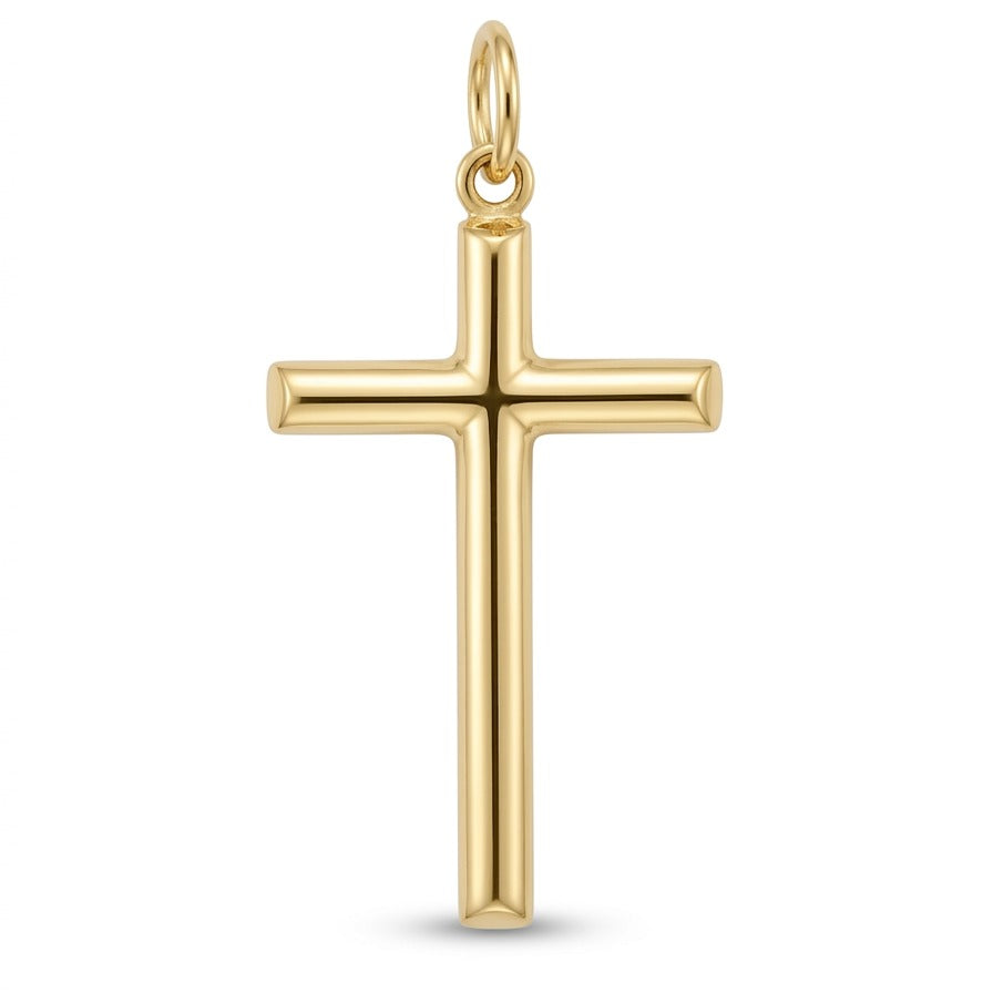 Cross Pendant / 1.8 gr / 3.5 cm / 18K Italian Gold