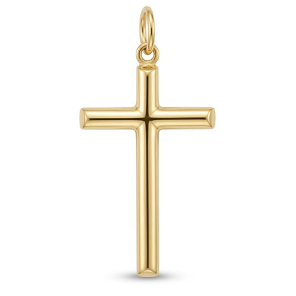Cross Pendant / 1.8 gr / 3.5 cm / 18K Italian Gold
