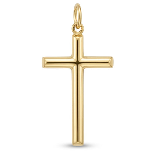 Cross Pendant / 1.8 gr / 3.5 cm / 18K Italian Gold