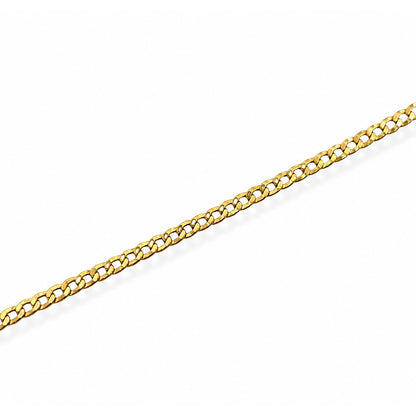 Pulsera Cubana / 1.97 gr / 19 cm / 3 mm / Oro italiano de 18K