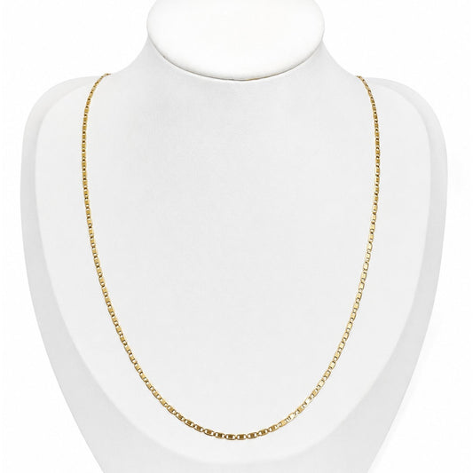 Flat Chain / 4 gr / 50 cm / 3 mm / 18K Italian Gold