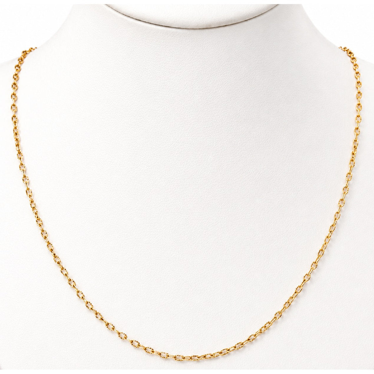 Forzatina Chain / 2.12 gr / 50 cm / 2 mm / 18K Italian Gold