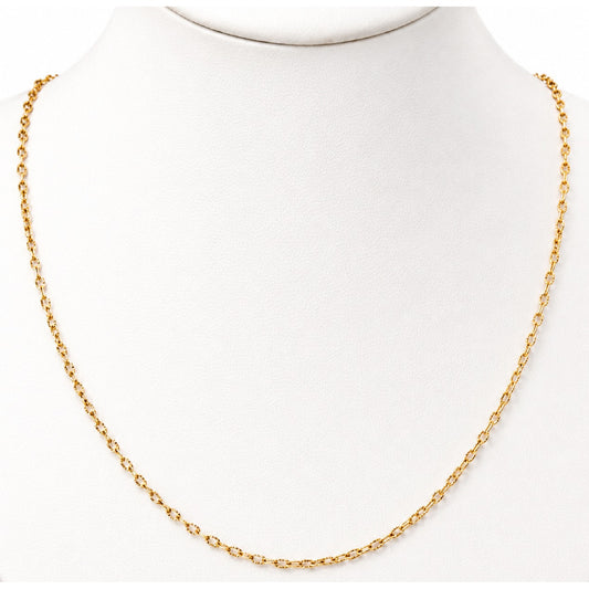 Forzatina Chain / 2.12 gr / 50 cm / 2 mm / 18K Italian Gold