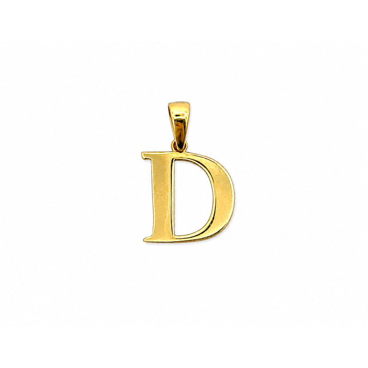 Letter D Pendant / 1.18 gr / 2.4 cm / 18K Italian Gold