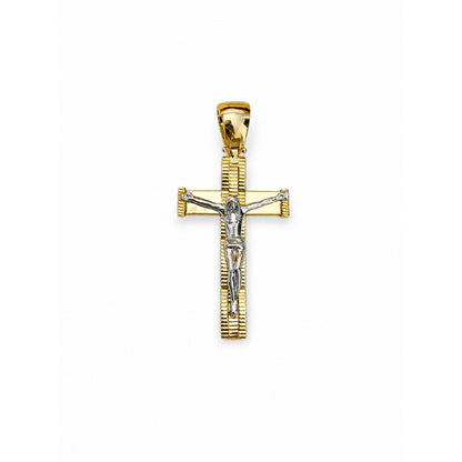 Cross Pendant / 5.5 gr / 4.5 cm / 18K Italian Gold