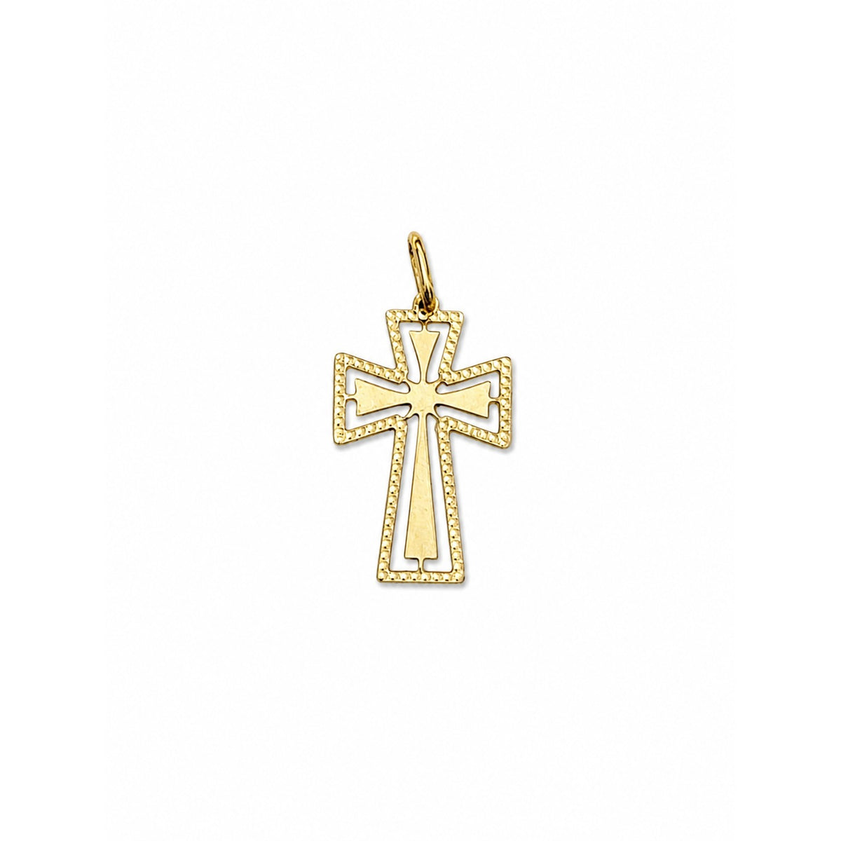 Cross Pendant / 0.7 gr / 2.7 cm / 18K Italian Gold
