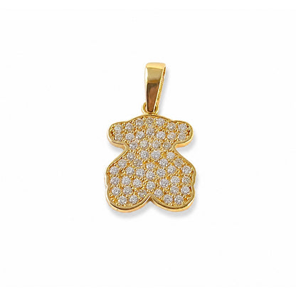 TS Bear Pendant / 1.4 gr / 2 cm / 18K Italian Gold
