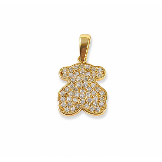 TS Bear Pendant / 1.4 gr / 2 cm / 18K Italian Gold