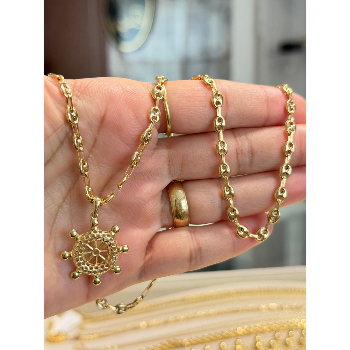 Gc Chain With Pendant / 13.1 gr / 60 cm / 5 mm / 18K Gold