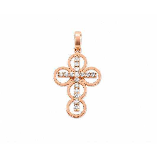 Cross Pendant / 1.21 gr / 2.5 cm / 18K Italian Gold