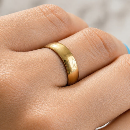 Anillo de boda / 1.9 gr / Talla 7 / 5 mm / Oro de 18K
