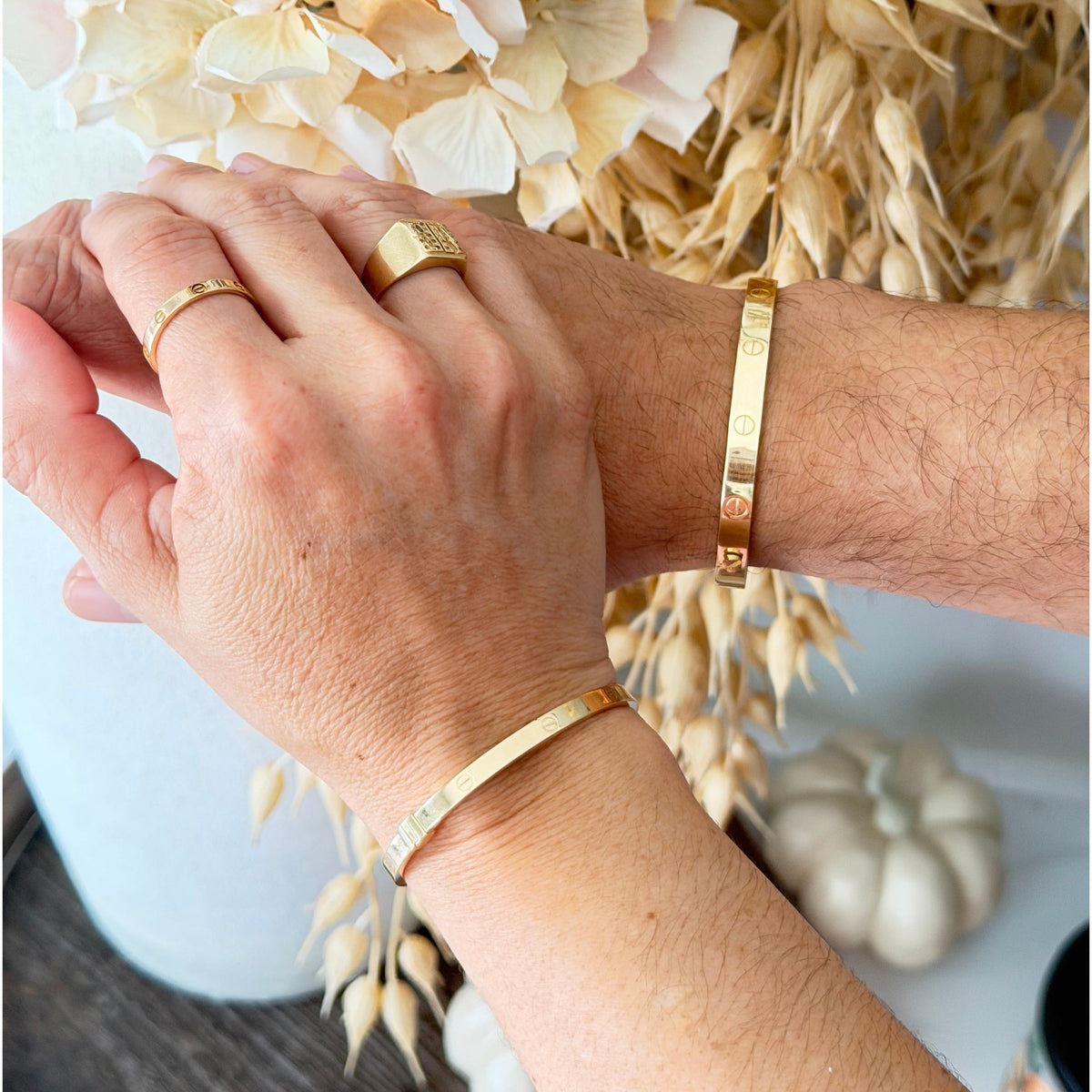 Love Bracelet / 7.9 gr / 19 cm / 7 mm / 18K Gold