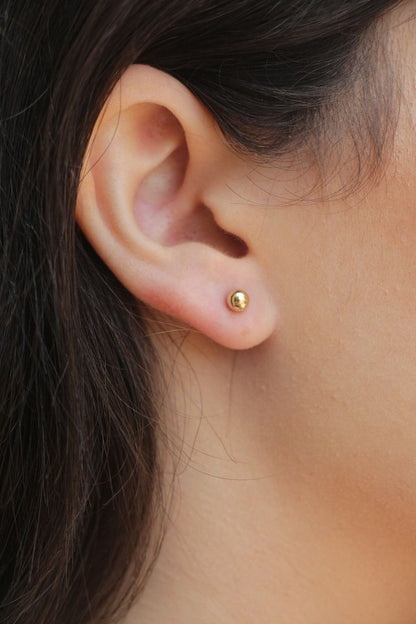 STUD EARRINGS BEAD #3